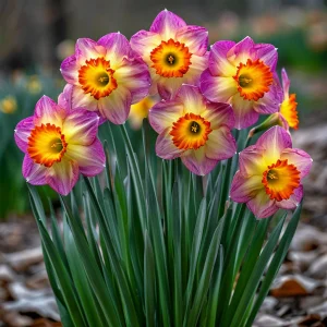 Нарцисс Файер Вотекс купить по цене от 2000р. в интернет-магазине «Посадика» с доставкой почтой в в Духовщинае и по всей России – [изображение №1].